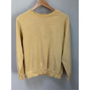 John Galt Light Yellow Pullover Sweatshirt